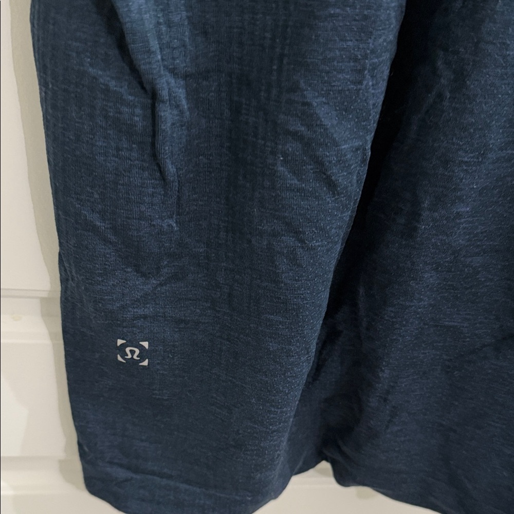 Lululemon Navy Blue Vent tech shirt